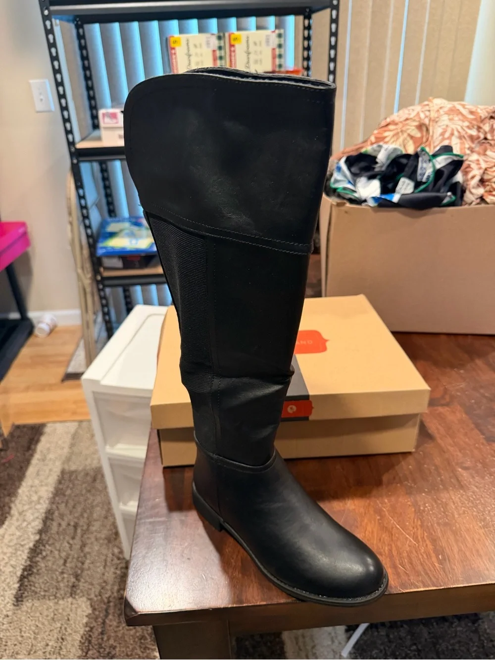 Ball Band Women’s Lillian-152 Over The Knee Boots Black Size 7 M